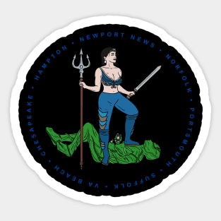 Virginia's Virtue 7 Cities (A) Sticker